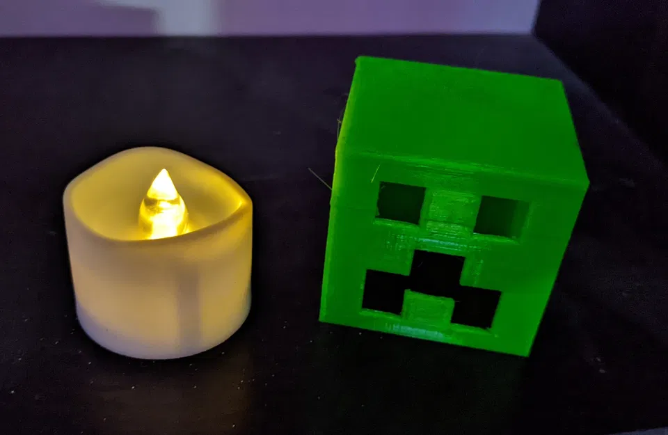 Minecraft Creeper Head LED LED LED LIGHT - Image 2