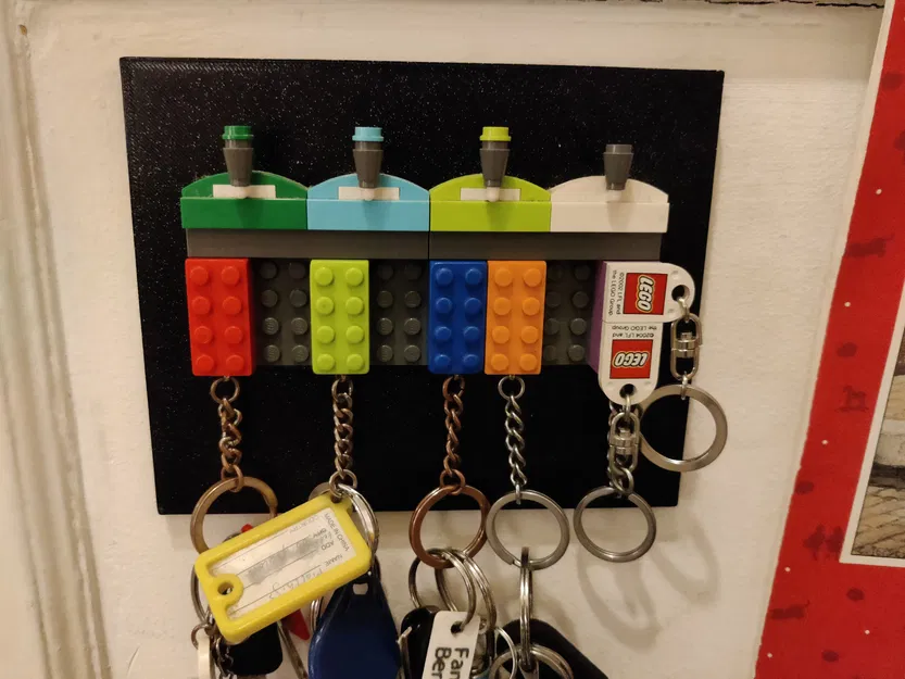 Giá Treo Tường Móc Khóa Lego Thay Thế - Image 1