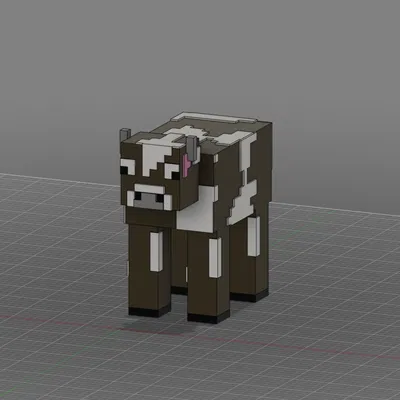 Mô hình bò Minecraft