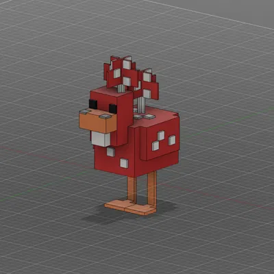 Mô hình Minecraft Cluckshroom Lắp Ghép