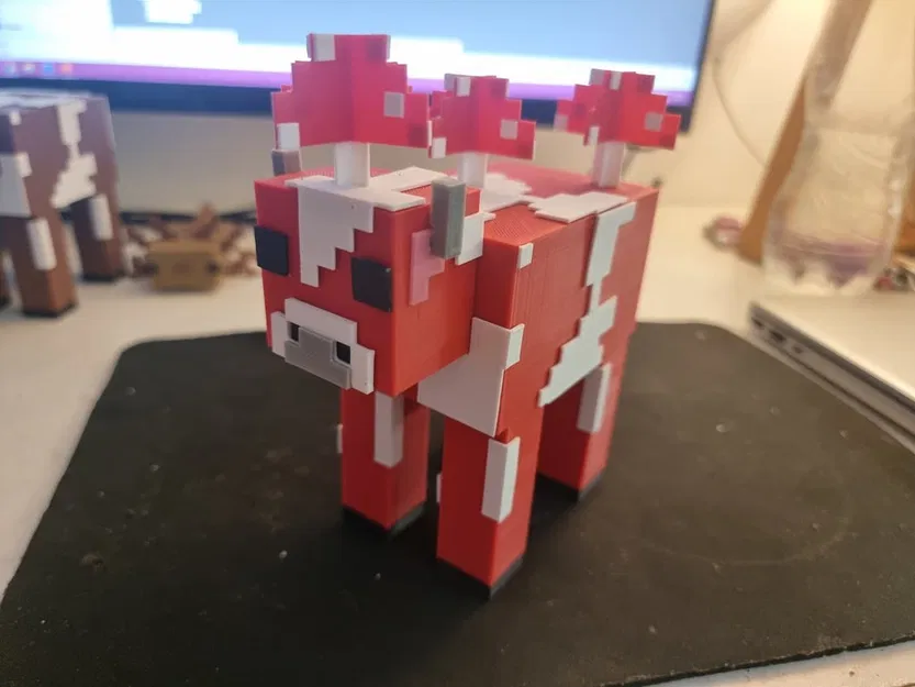 Mô hình Nấm Mooshroom Minecraft - Image 1