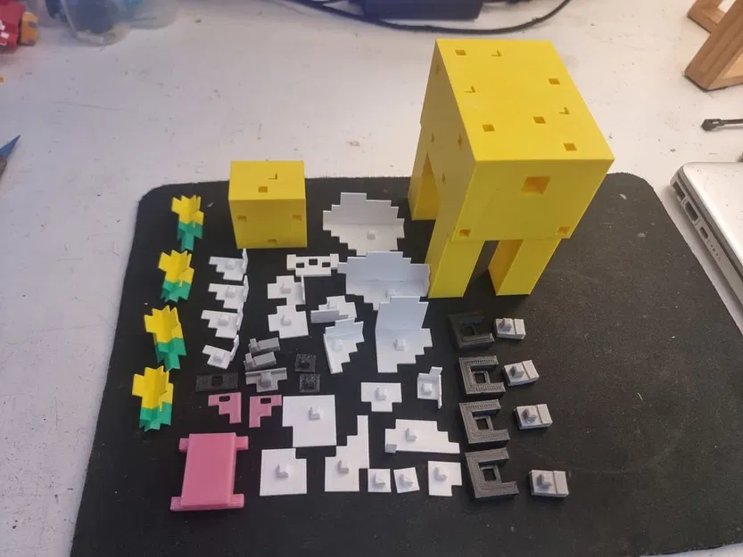 Mô hình Minecraft Moobloom - Image 2