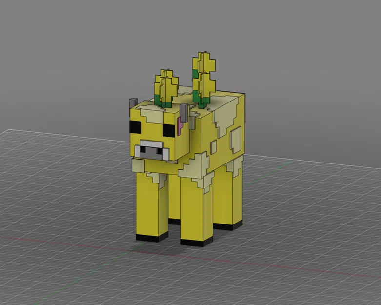 Mô hình Minecraft Moobloom - Image 3