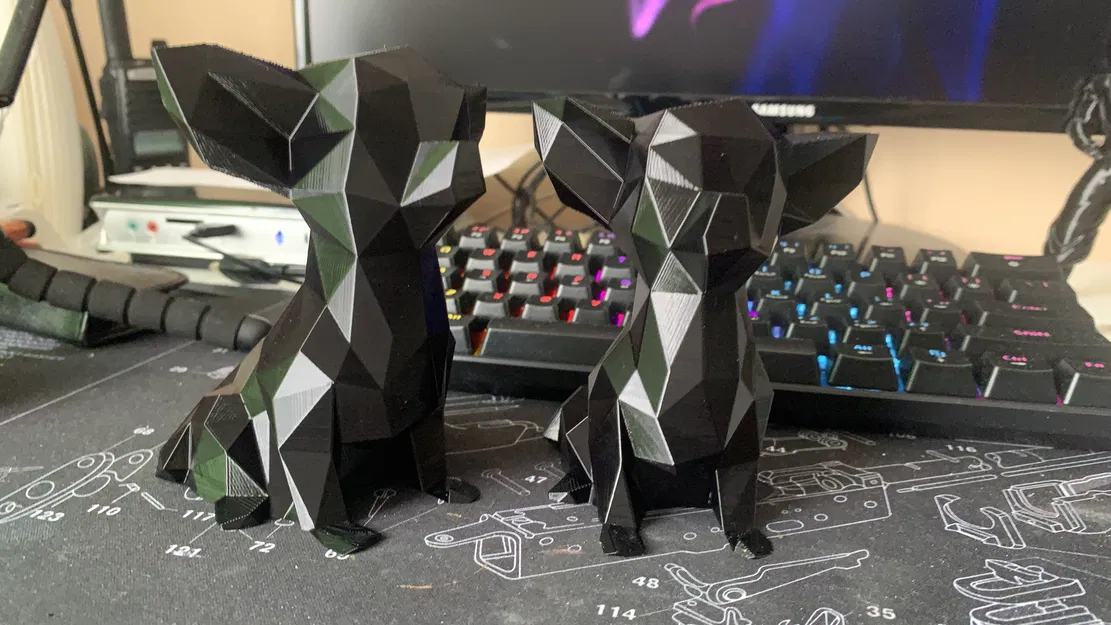 Čivava - Mẫu chihuahua Low Poly (Trang Trí)(Không Cần Support!) ĐÃ SỬA - Image 2