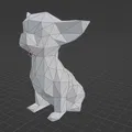 Čivava - Mẫu chihuahua Low Poly (Trang Trí)(Không Cần Support!) ĐÃ SỬA - Thumbnail 3