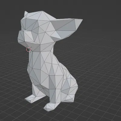 Čivava - Mẫu chihuahua Low Poly (Trang Trí)(Không Cần Support!) ĐÃ SỬA