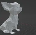Čivava - Mẫu chihuahua Low Poly (Trang Trí)(Không Cần Support!) ĐÃ SỬA - Thumbnail 4