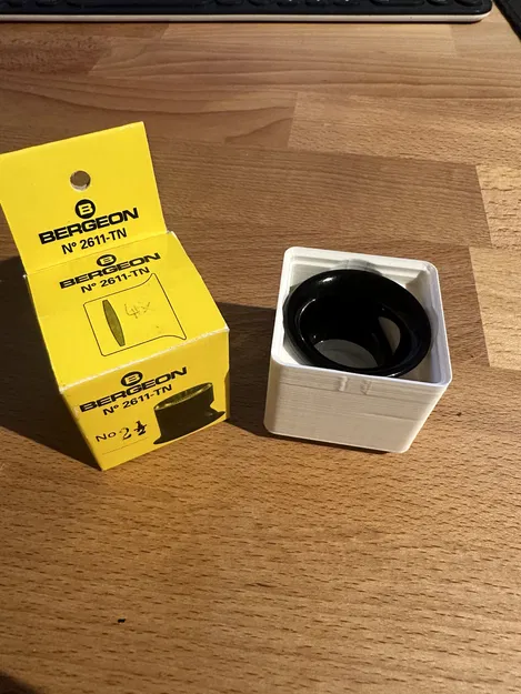 Đế Gridfinity 1x1 cho Kính lúp Bergeon 2511-TN Số 2 1/2 4x - Image 2