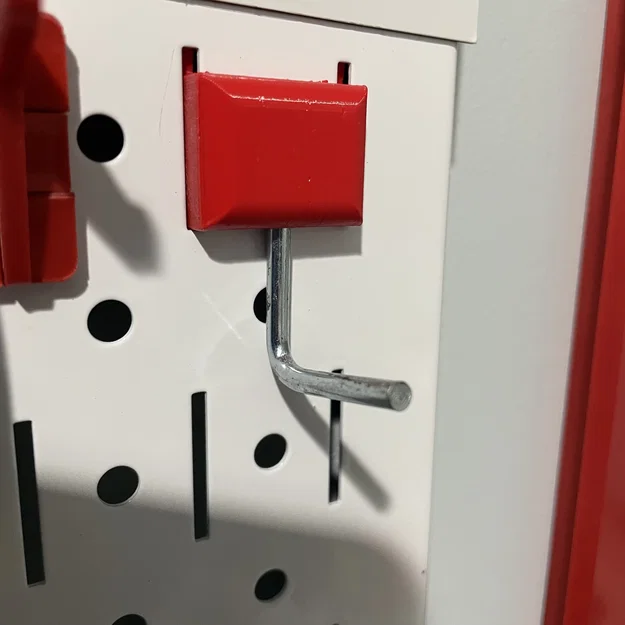 Khóa Móc Pegboard Kim Loại Wall Control - Móc Nhỏ (1/8 in) & Móc Dày (1/4 in) - Image 1