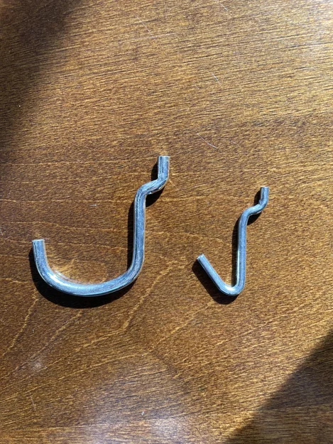 Khóa Móc Pegboard Kim Loại Wall Control - Móc Nhỏ (1/8 in) & Móc Dày (1/4 in) - Image 4