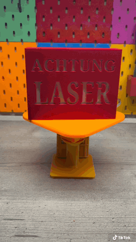 Biển báo Cảnh báo Tia Laser - Warnsignal - Thumbnail 1