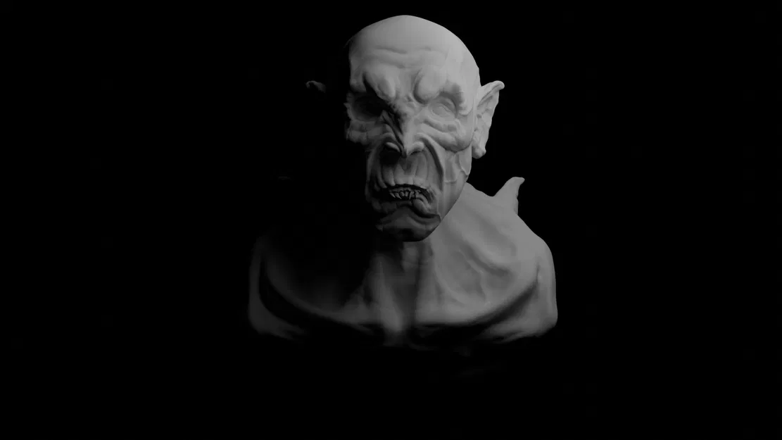 Tượng Bán Thân Ma Cà Rồng - Image 1