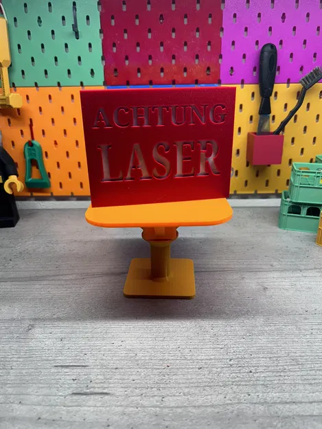 Biển báo Cảnh báo Tia Laser - Warnsignal - Image 2