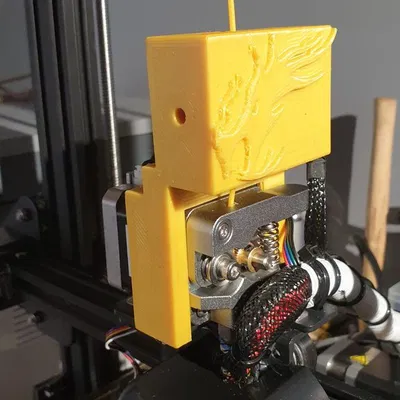 Giá đỡ cảm biến hết dây cho Ender 3V2 với đầu đùn Unitak3D