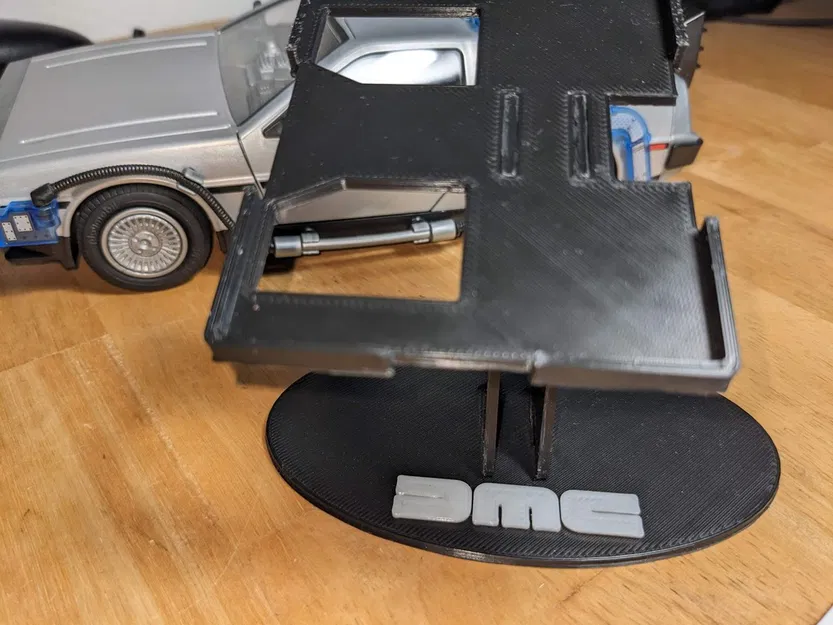 Đế Chân Cho Playmobil DeLorean (70317) Có Logo DMC - Image 1