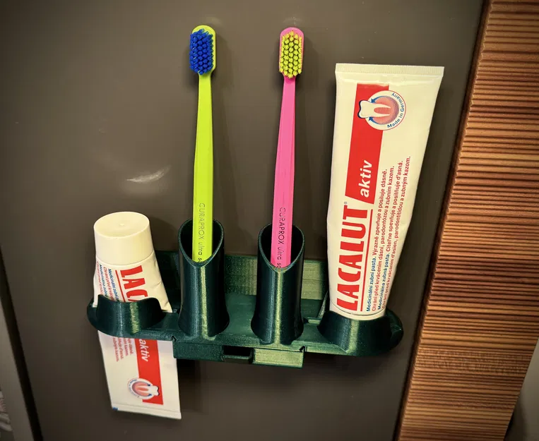 Kệ cho kem đánh răng và bàn chải đánh răng. - Image 1