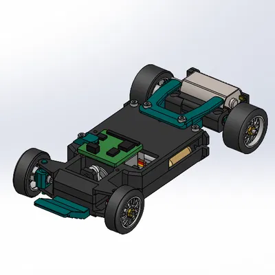 🆁Khung Gầm Turtle RC RR 94mm