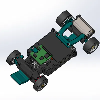 🆁Khung Gầm Turtle RC RR 94mm