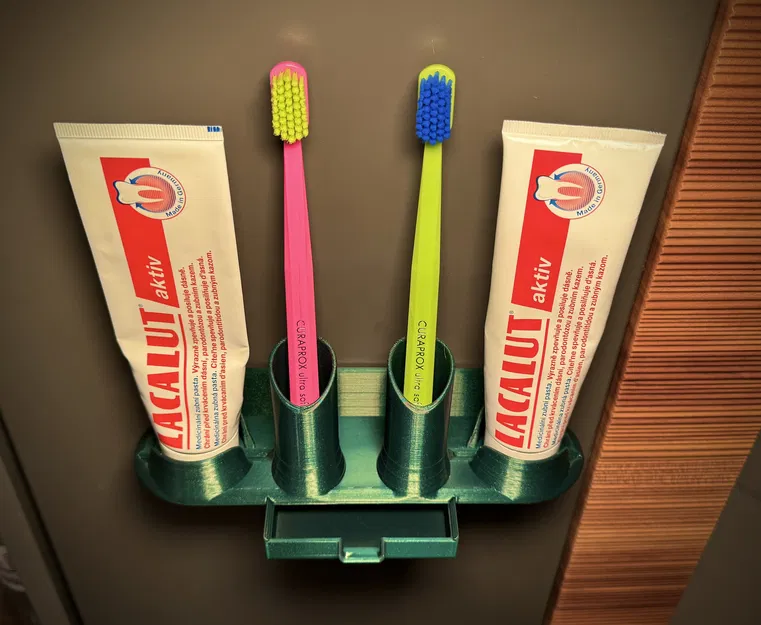 Kệ cho kem đánh răng và bàn chải đánh răng. - Image 4