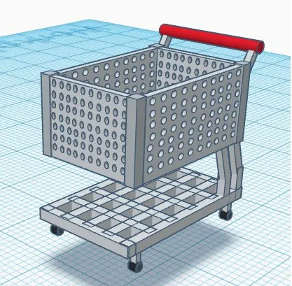 Xe đẩy mua sắm - Image 1