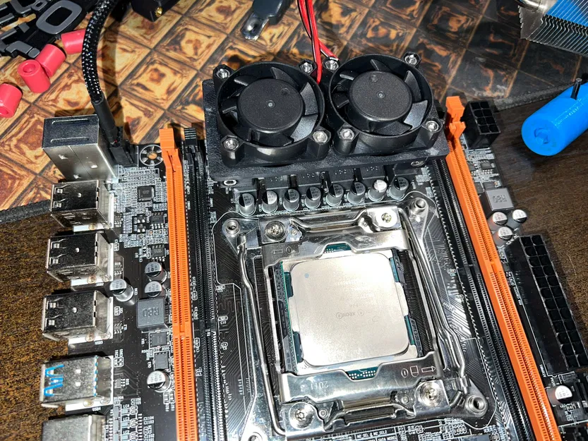 Tản nhiệt quạt VRM cho main Qiyida X99 ED4 trên AliExpress - V2 - Image 1