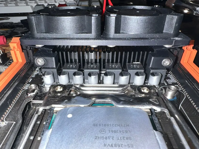 Tản nhiệt quạt VRM cho main Qiyida X99 ED4 trên AliExpress - V2 - Image 2