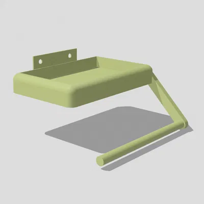 Móc Treo Khăn Kiêm Chỗ Để Xà Bông 2 Trong 1 (V2)