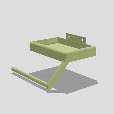 Móc Treo Khăn Kiêm Chỗ Để Xà Bông 2 Trong 1 (V2)