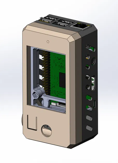 Hộp Hiển Thị Prusa Mini RaspberryPI Case 3B, 4B và Sắp Có 5 - Image 4