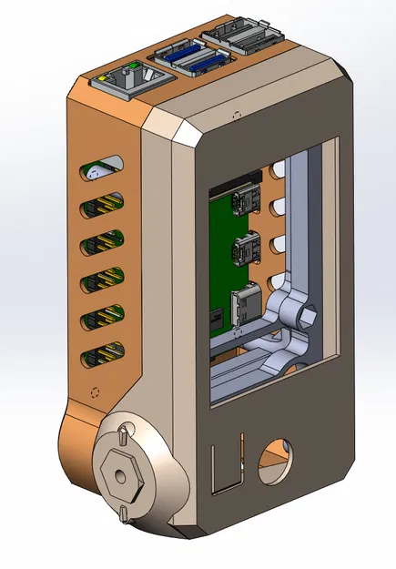 Hộp Hiển Thị Prusa Mini RaspberryPI Case 3B, 4B và Sắp Có 5 - Image 6