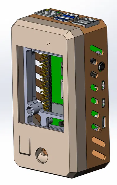 Hộp Hiển Thị Prusa Mini RaspberryPI Case 3B, 4B và Sắp Có 5 - Image 7