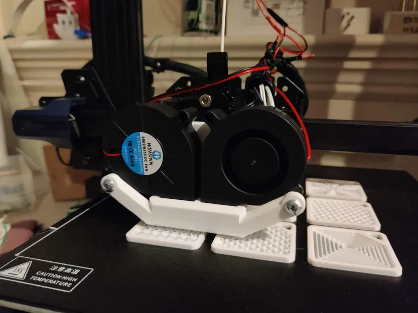 Ống thông gió quạt kép 5015 cho Anycubic Kobra Neo - Image 1