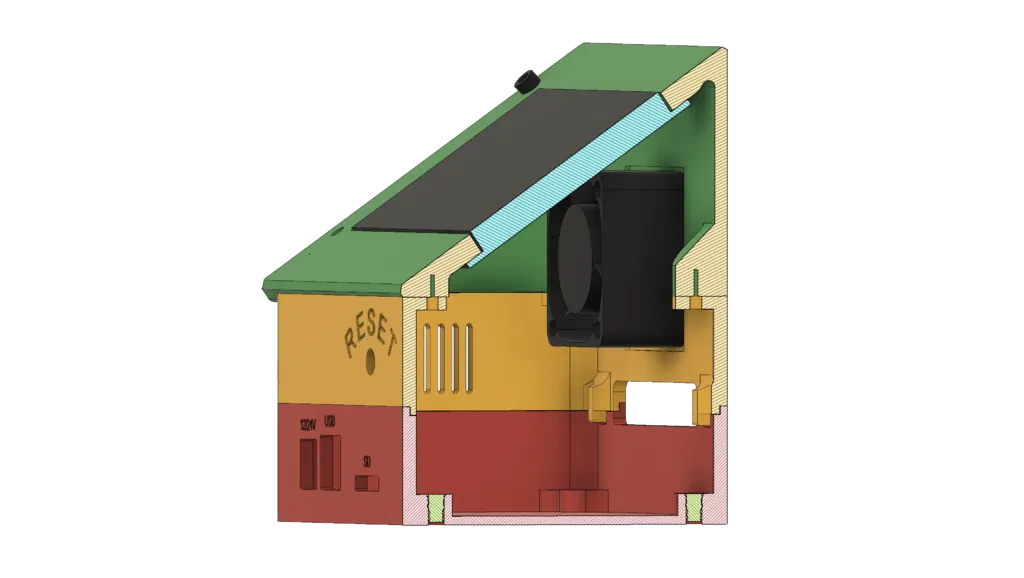 Vỏ Case cho Bo mạch DLC32 V2.1 & Màn hình cảm ứng TS35-R Laser - Image 6