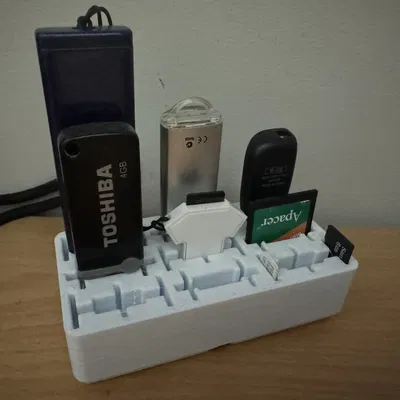 Kệ Đựng Đa Năng Gridfinity: USB, SD, SDMicro