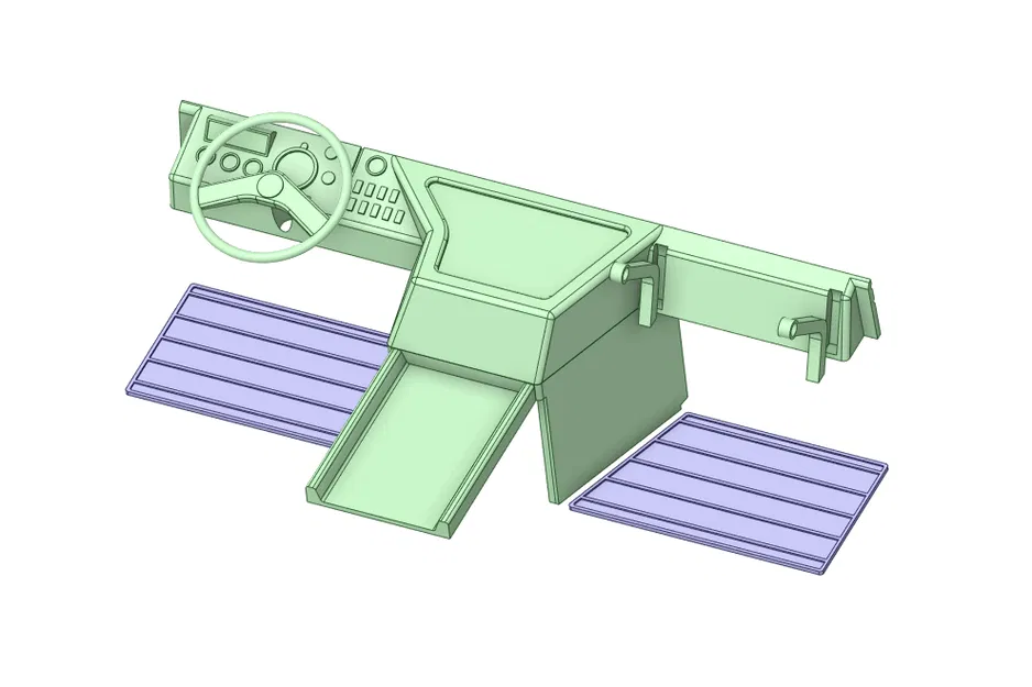 Cabin xe tải MAN tỉ lệ 1/10 - Image 9