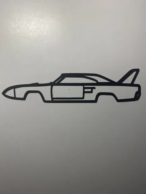 Plymouth Road Runner Superbird (1970) - Mô hình xe 3D - Image 1