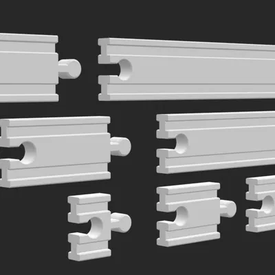 Đường Ray Xe Lửa Gỗ Đồ Chơi / Thẳng / Tương Thích BRIO Thomas IKEA eBay