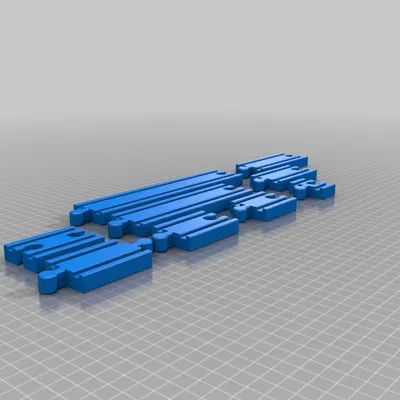 Đường Ray Xe Lửa Gỗ Đồ Chơi / Thẳng / Tương Thích BRIO Thomas IKEA