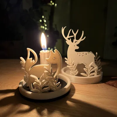 Chân Nến Hình Con Cáo