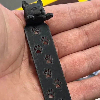 Bookmark Mèo Thò Đầu In Liền Khối