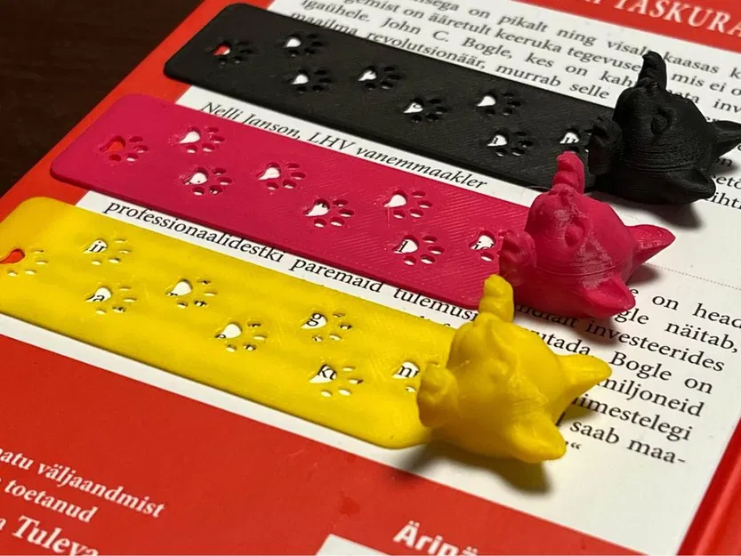 Bookmark Mèo Thò Đầu In Liền Khối - Image 5