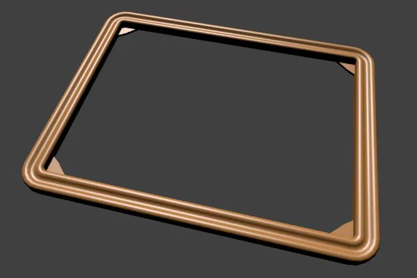 Khung Litho Đơn Giản Kèm File Blend - Image 1