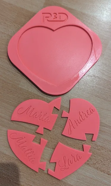 Mô Hình "CUORE PUZZLE - R3D" - Món Quà Ý Nghĩa - Image 1