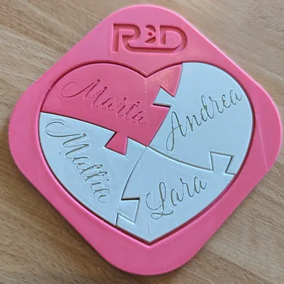 Mô Hình "CUORE PUZZLE - R3D" - Món Quà Ý Nghĩa