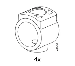 Phụ tùng thay thế cho ghế IKEA Vilmar - Image 3