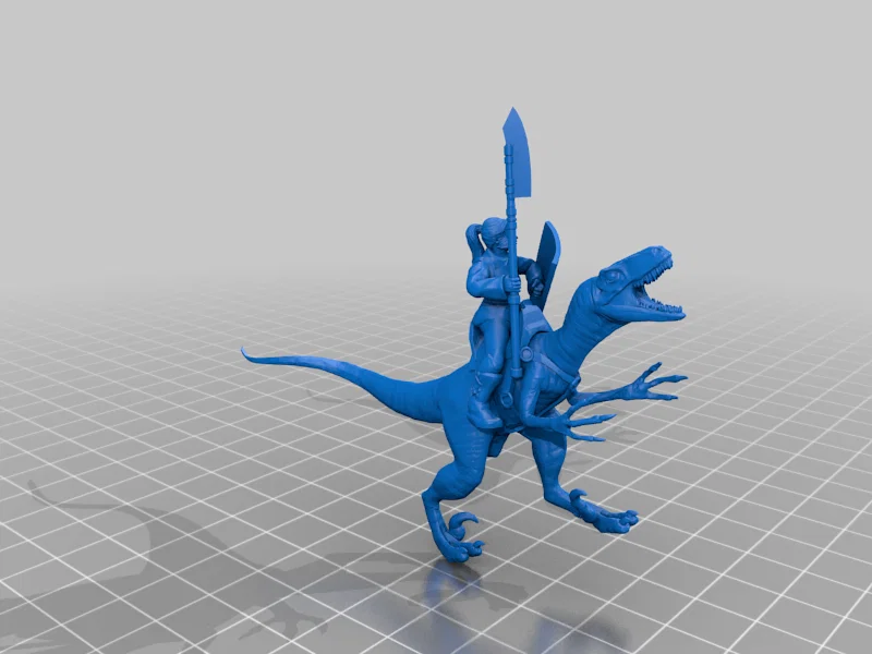 Wood Elf Dinosaur Riders - Kỵ sĩ tộc Tiên Rừng cưỡi khủng long - Image 3