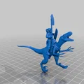 Wood Elf Dinosaur Riders - Kỵ sĩ tộc Tiên Rừng cưỡi khủng long - Thumbnail 3