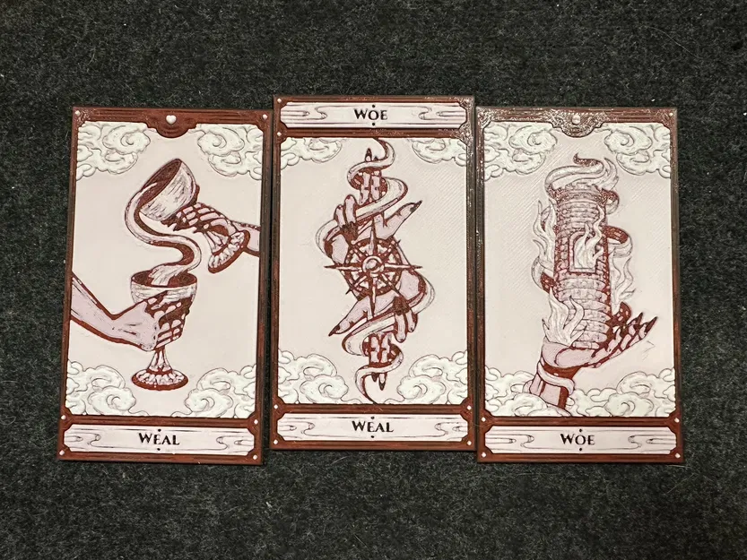 Bài Tarot D&D 5e Cleric Weal and Woe cho phép Augury - Image 1