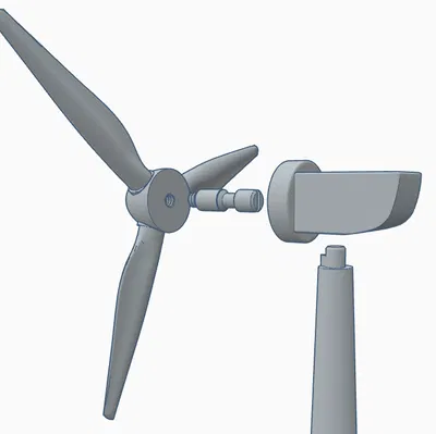 Mô hình Máy phát điện Tua-bin Gió