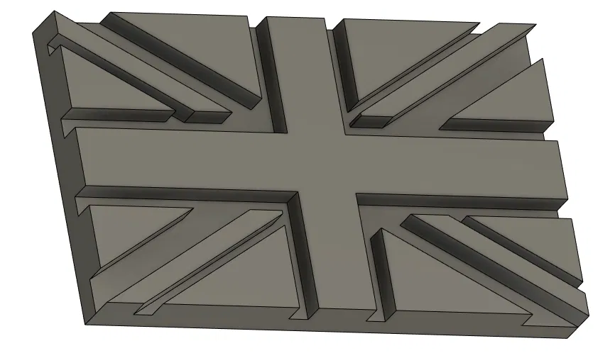 Huy Hiệu Cờ Anh Quốc Liên Hiệp Anh - Union Jack 3D - Image 2